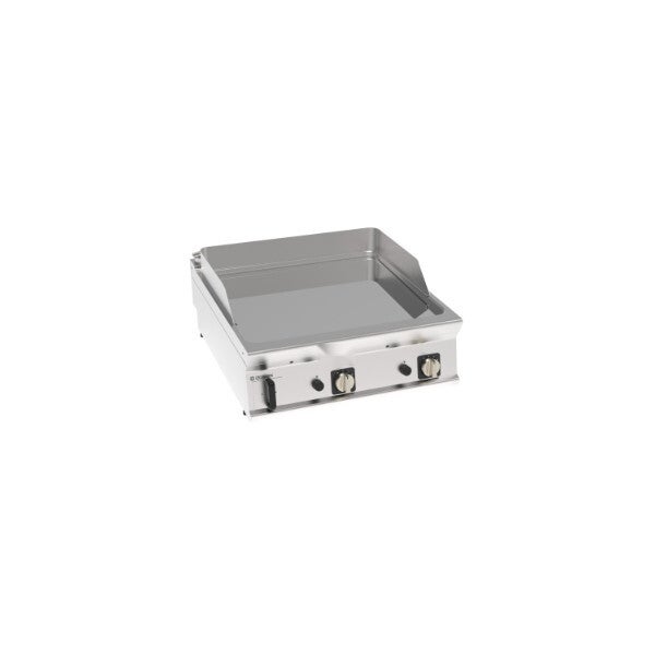 FRY-TOP GAS PIASTRA LISCIA CROMATA TOP