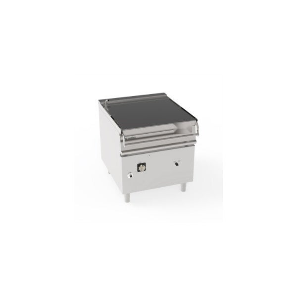 BRASIERA 80LT ELETTRICA BASCULANTE CON VASCA IN ACCIAIO INOX AISI 304 FREESTANDING SU VANO CHIUSO - SOLLEVAMENTO MOTORIZZATO
