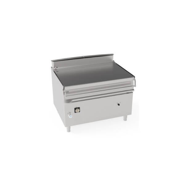 BRASIERA 120LT ELETTRICA BASCULANTE CON VASCA IN ACCIAIO INOX AISI 304 FREESTANDING SU VANO CHIUSO - SOLLEVAMENTO MOTORIZZATO