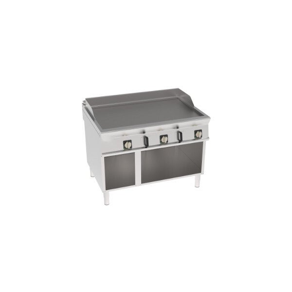 FRY-TOP ELETTRICO PIASTRA LISCIA FREESTANDING SU VANO APERTO
