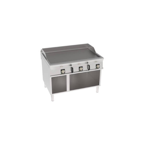 FRY-TOP ELETTRICO PIASTRA LISCIA FREESTANDING SU VANO APERTO