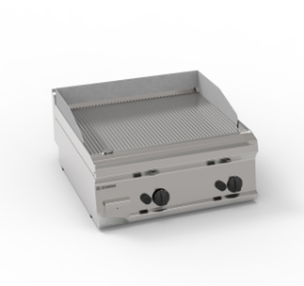 FRY-TOP GAS PIASTRA RIGATA TOP