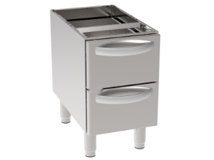 VANO NEUTRO CON 2 CASSETTI GN1/1 T70