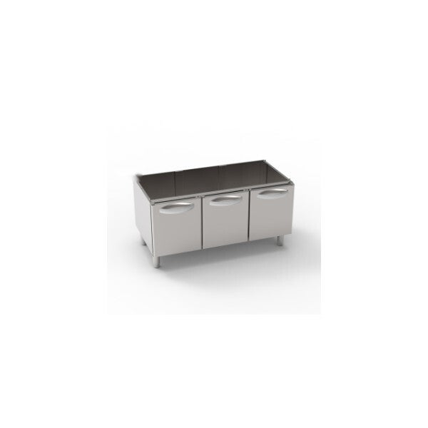 VANO NEUTRO CON 3 PORTE TECNO74 DIM. CM 120X57.5X57H