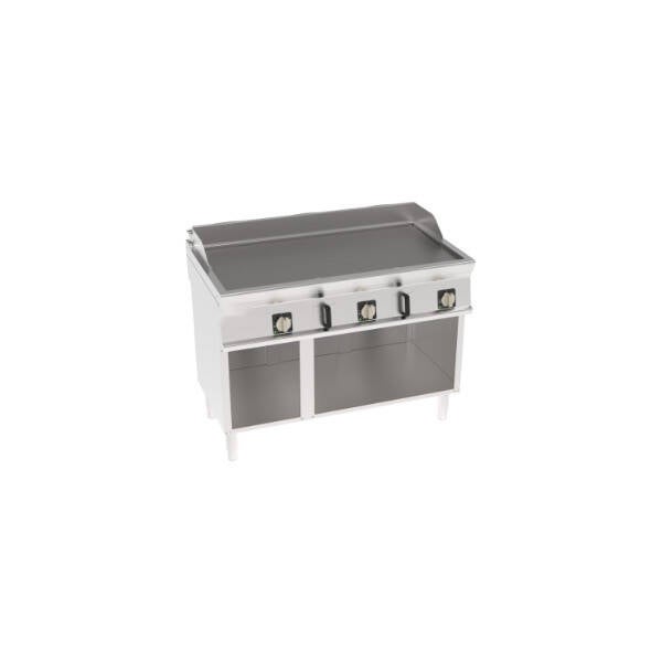 FRY-TOP ELETTRICO PIASTRA LISCIA FREESTANDING SU VANO APERTO