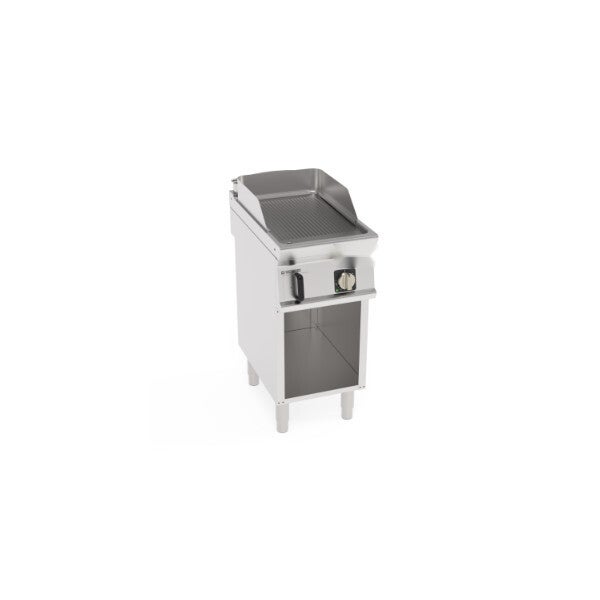 FRY-TOP ELETTRICO PIASTRA RIGATA FREESTANDING SU VANO APERTO