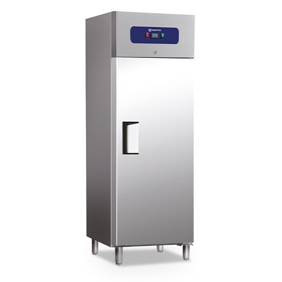 Frigorifero da 400 litri in inox, 460x485 mm, -2°/+8°C