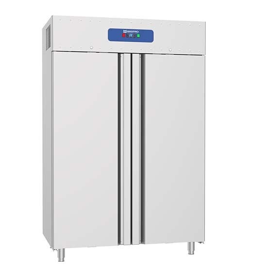 Frigorifero da 1400 litri in inox, GN 2/1, -2°/+8°C, isolamento 85 mm