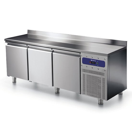Tavolo freezer 3 porte GN 1/1 con alzatina, -10°/-20°C