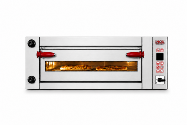 Forno Elettrico Pizzeria Professionale Digitale Singolo 4 Pizze Diametro 34 Cm H 15 Cm