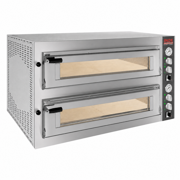 Forno elettrico 2x 6 pizze diam.350mm, 2 camere Large