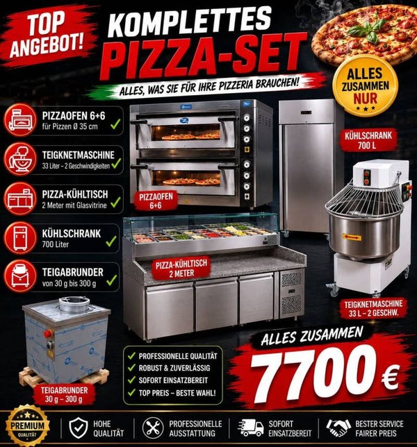 Set Completo Pizzeria Professionale – Pronto all’Uso