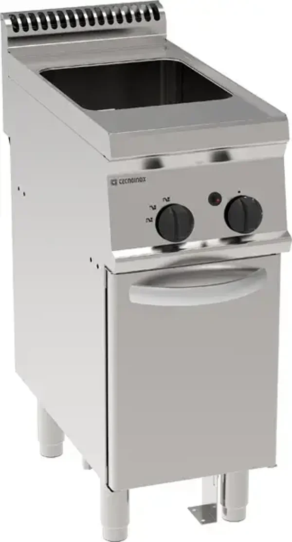 Cuocipasta gas vasca singola 23lt GN2/3 freestanding su vano chiuso – cestelli non inclusi