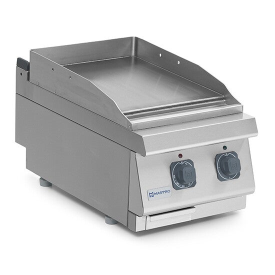 Fry-top elettrico da banco, piastra liscia