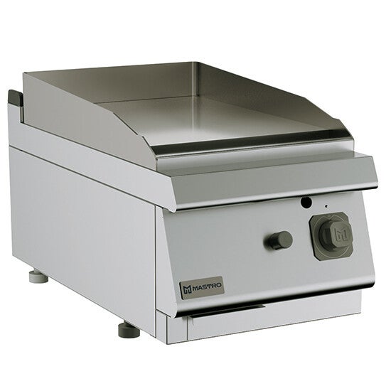 Fry-top a gas da banco, piastra liscia