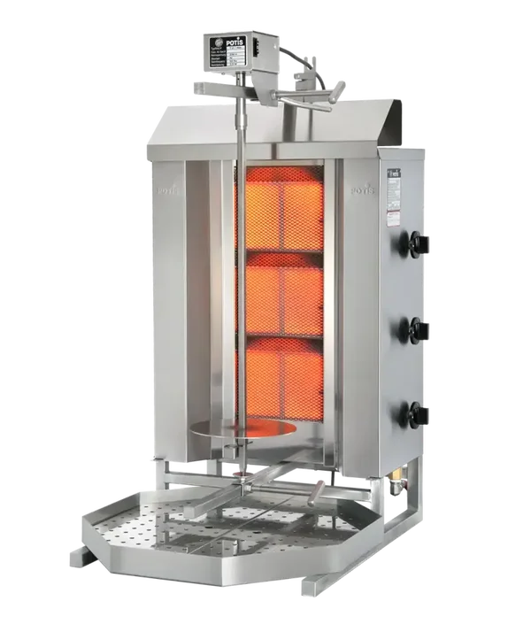 POTIS GD3 Gyrosgrill kebab grill a gas - max. 40 kg