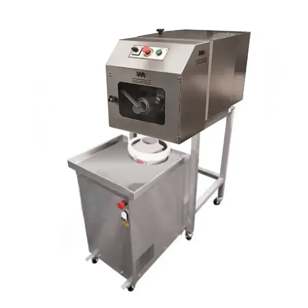 ARROTONDATRICE MINI E SPEZZATRICE AUTOMATICA COMBINATE CON SUPPORTO IN ACCIAIO INOX