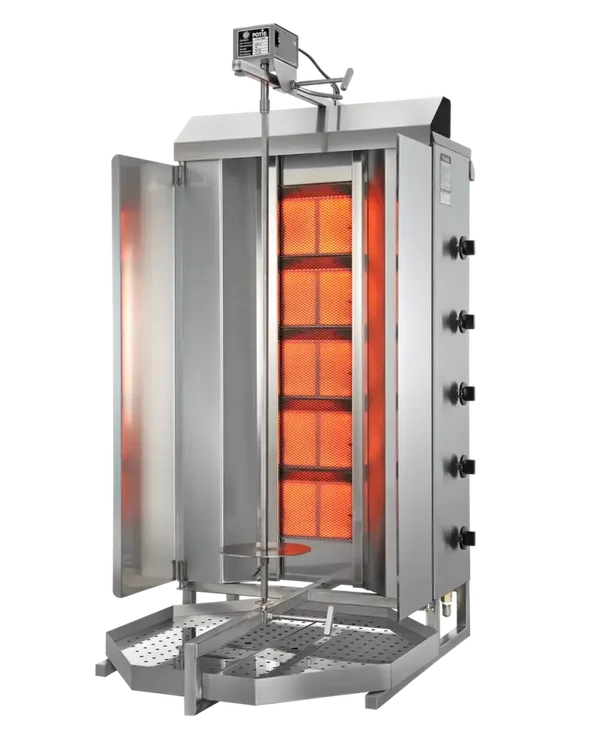 POTIS GD5 Gyrosgrill kebab grill a gas - max. 120 kg