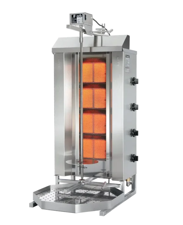 POTIS GD4 Gyrosgrill kebab grill a gas - max. 70 kg