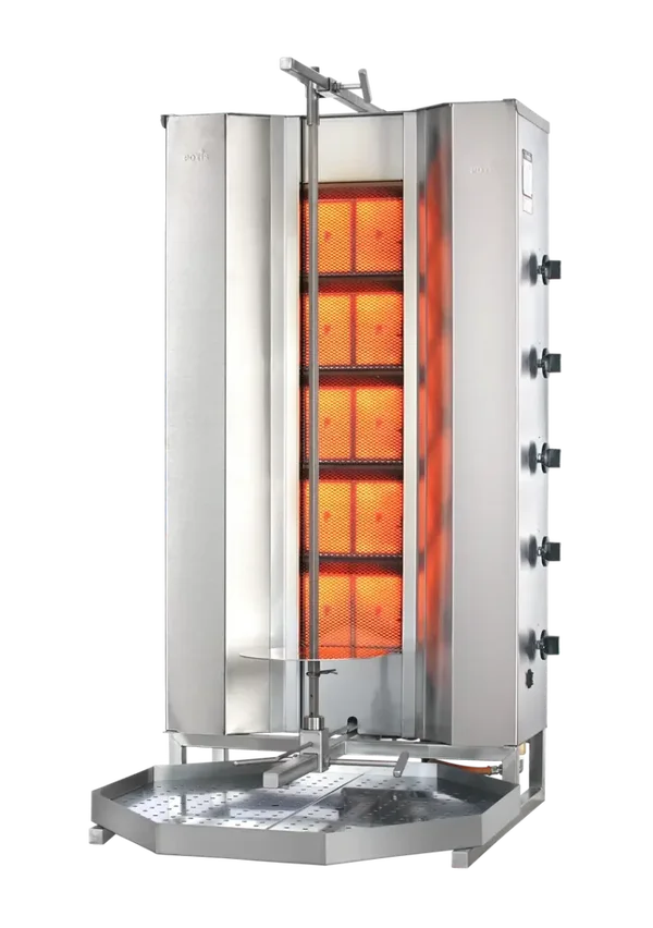 Potis MUGD5 Gyros grill kebab grill - motore posteriore - max. 120 kg