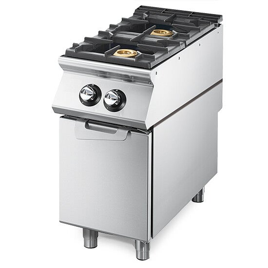 Piano di cottura a gas con 2 bruciatori su armadio chiuso, piano stampato Prezzo listino: 2.055,00 €