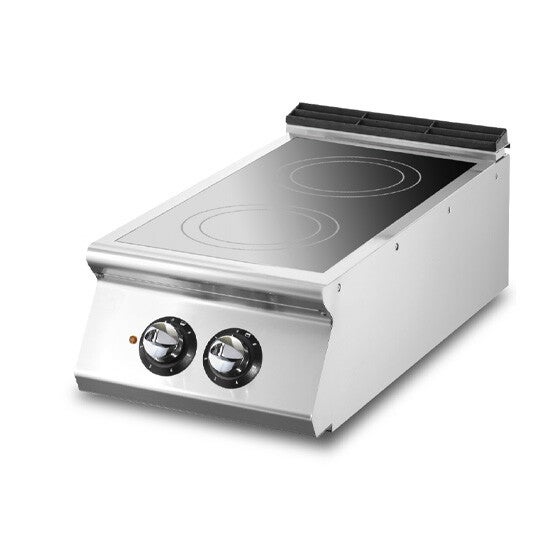 Piastra in vetroceramica, versione top, 2 zone di cottura