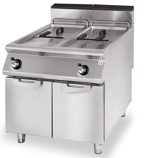 Friggitrice gas, capacità 2x 13 litri