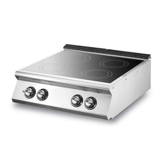 Piastra in vetroceramica, versione top, 4 zone di cottura