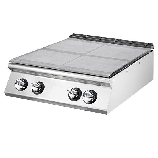 Tuttapiastra elettrica, versione top, 4 zone di cottura