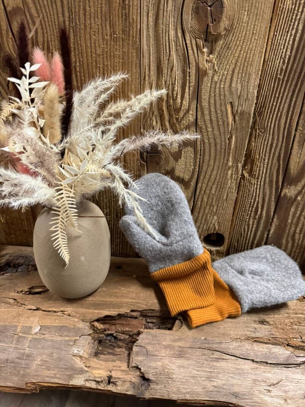 Kinder Handschuhe aus Wollwalk
