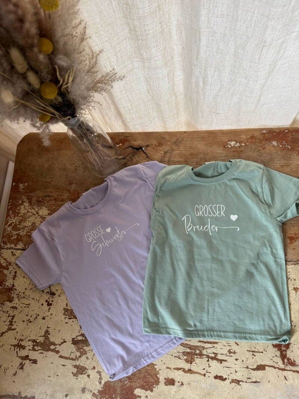 T-Shirt "Großer Bruder" / "Große Schwester"