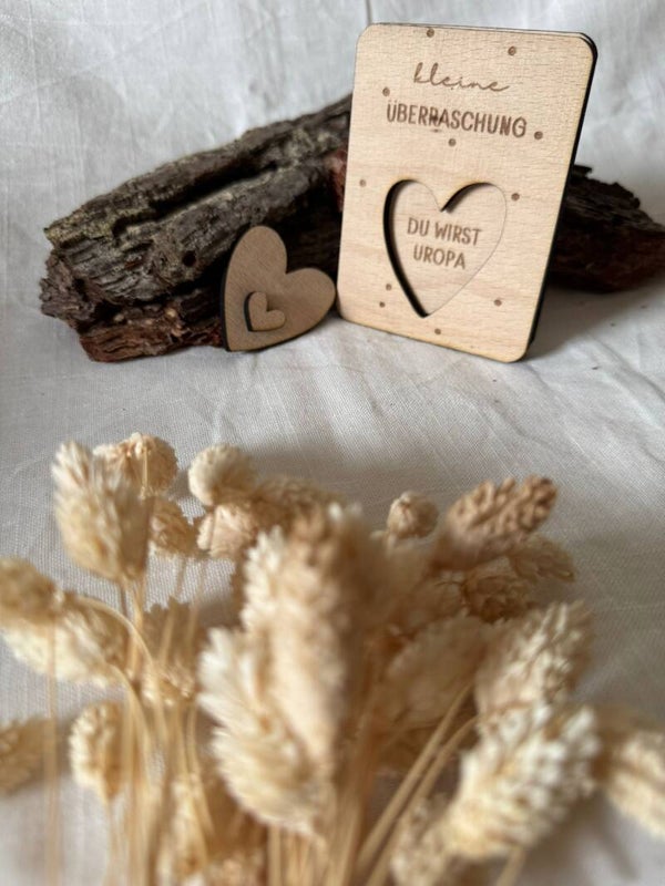 Kleine Überraschung / Schwangerschaftsverkündung