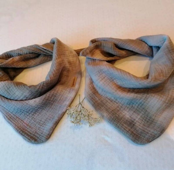 Bio Musselin Dreieckstuch Halstuch Lätzchen