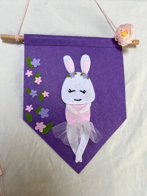 Filzflagge mit Wunschmotiv