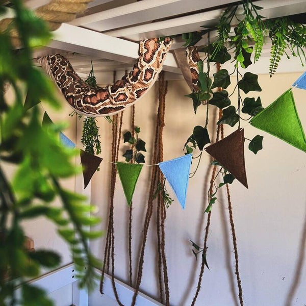 Wimpelkette aus Filz