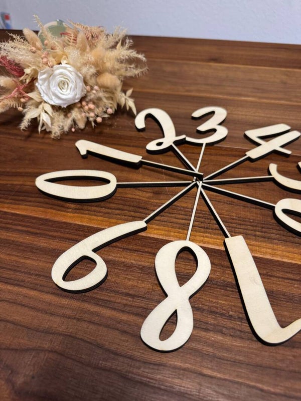 Caketopper aus Holz Zahl Geburtstagskind Kindergeburtstag Geburtstag Kuchen