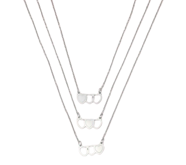 Ketting set van 3 - voor vriendinnen of zussen