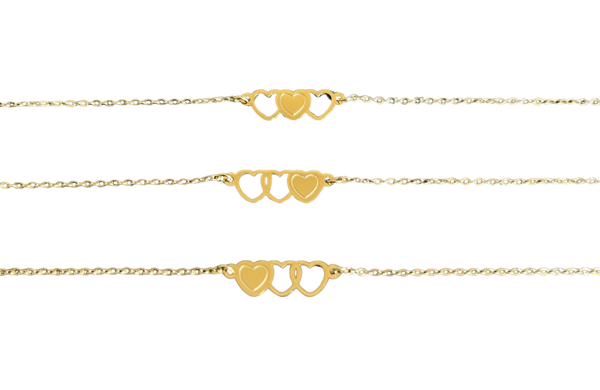 Armbanden set van 3 - voor vriendinnen of zussen