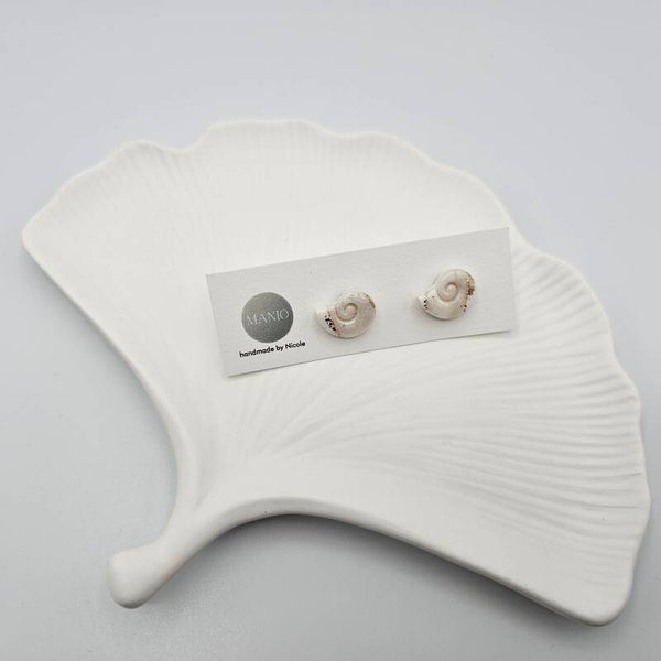 Ohrstecker Muschel Perlmutt