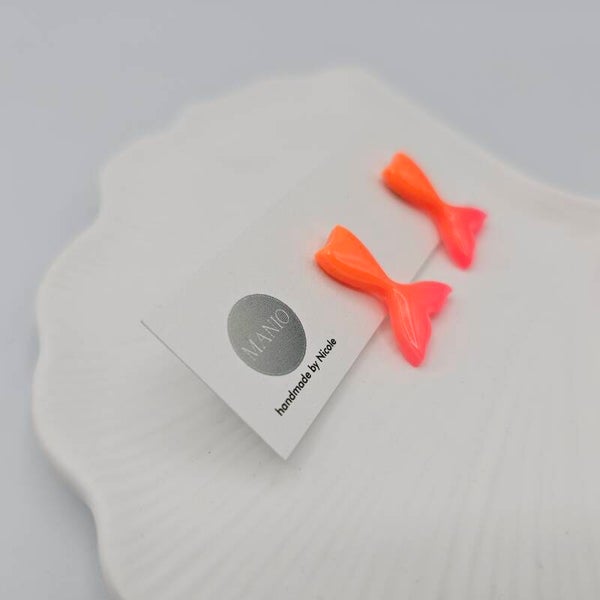 Ohrstecker NEON Meerjungfrauenflosse