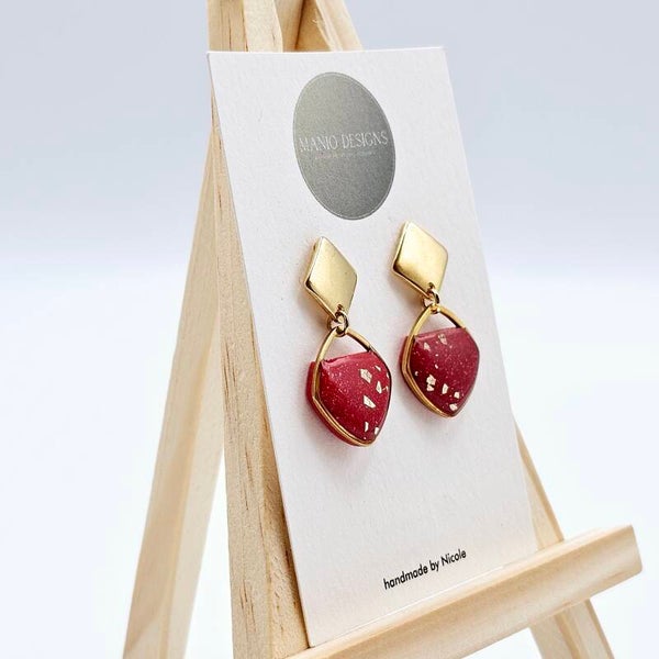 Rectángulo Ohrringe