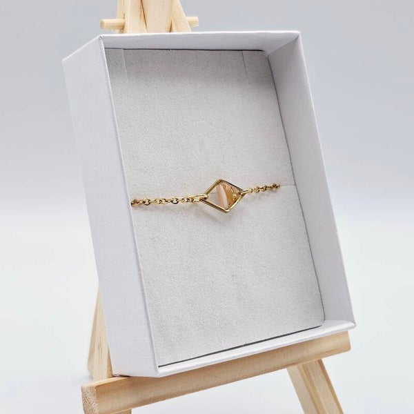 Armband mit Rauten-Anhänger