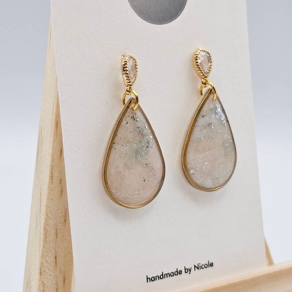 Tropfen Ohrringe - Gold