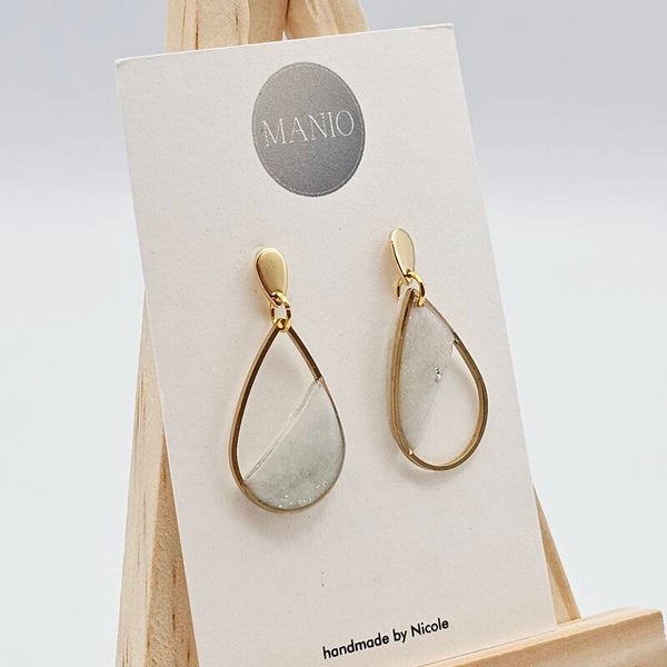 Tropfen Ohrringe - Gold