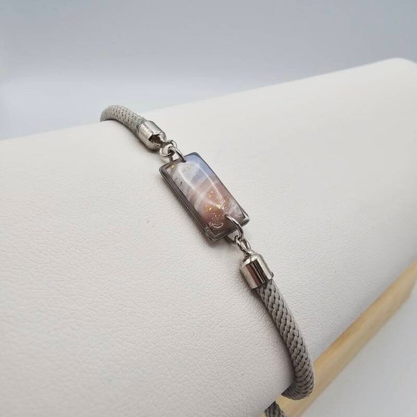 Armband Grau/Silber