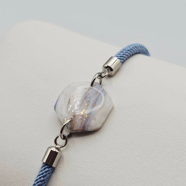 Armband Hellblau/Silber
