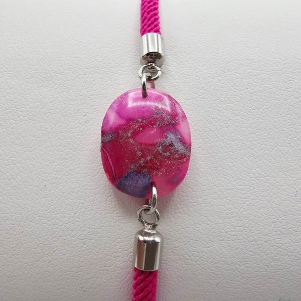 Armband Pink/Silber