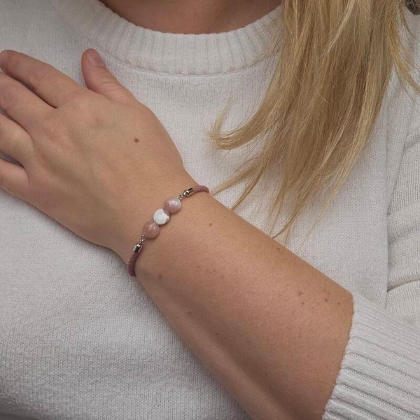 Armband Rosa/Silber