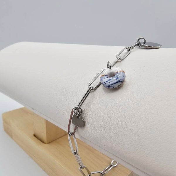 Armband Blau/Silber
