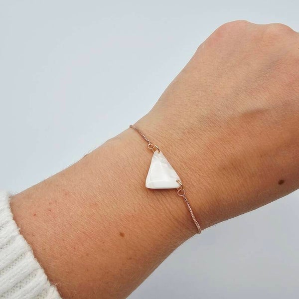 Armband Weiß/Rosé